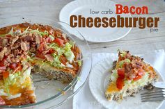 Low Carb Bacon Cheeseburger Pie