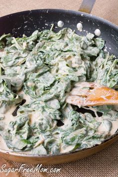 Low Carb Boston Market Copycat Creamed Spinach