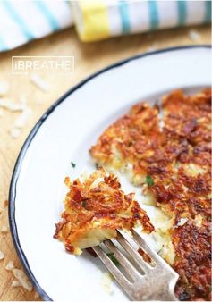 Low Carb Celeriac, Bacon & Parmesan Rosti