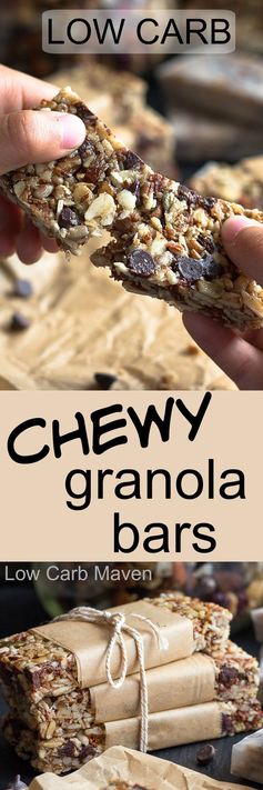 Low Carb Chewy Granola Bars