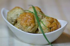 Low Carb Chicken, Cheddar and Chives Meatballs