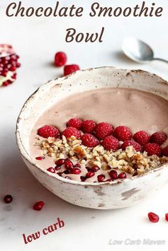 Low Carb Chocolate Smoothie Bowl