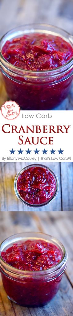 Low Carb Cranberry Sauce