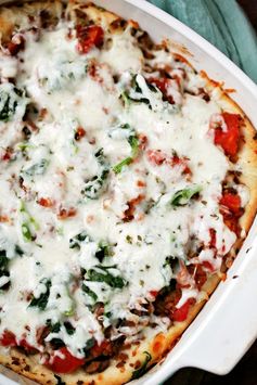 Low Carb Deep Dish Pizza Casserole