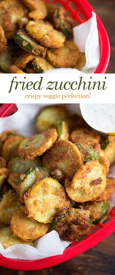 Low Carb Fried Zucchini