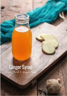 Low Carb Ginger Syrup - Sugar Free