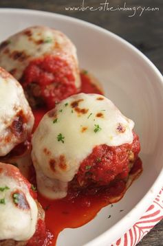 Low Carb Meatballs alla Parmigiana