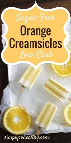 Low Carb Orange Dreamsicles