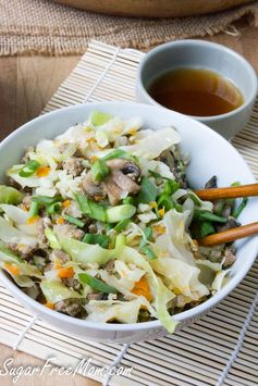 Low Carb Paleo Egg Roll In a Bowl