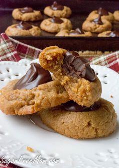 Low Carb Peanut Butter Blossoms