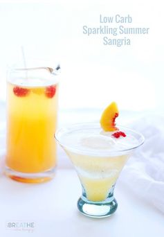 Low Carb Sparkling White Sangria