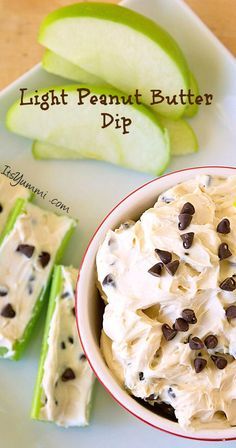 Low Fat Chocolate Chip Peanut Butter Dip