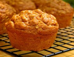 Low Fat Oatmeal Pumpkin Spice Muffins