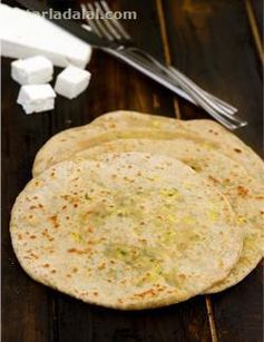 Low-fat Paneer Paratha