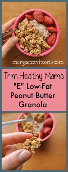 Low-Fat Peanut Butter Granola