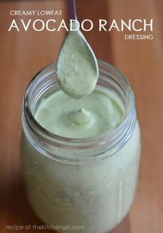 LowFat Avocado Ranch Dressing