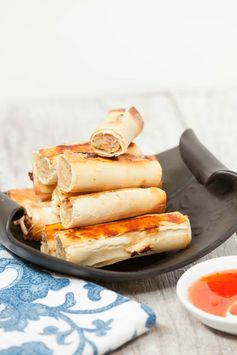 Lumpia, Baked Filipino Eggroll #SundaySupper