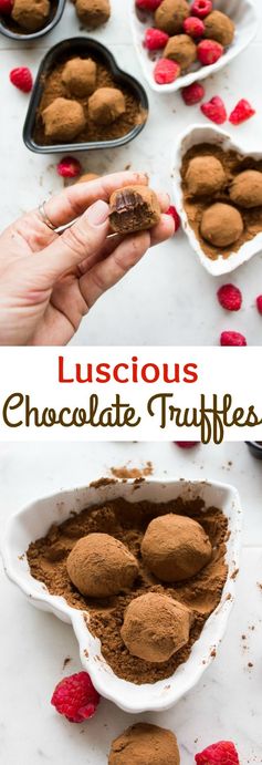 Luscious Easy Chocolate Truffles