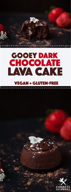 Luscious Vegan Chocolate Lava Cake