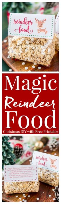 Magic Reindeer Food Recipe & Tags