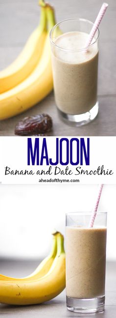 Majoon (Banana and Date Smoothie