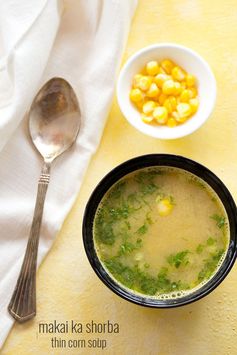 Makai ka shorba - indian style corn soup