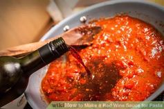 Make a Red Wine Sauce for Pasta