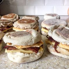 Make Ahead Freezer Friendly Breakfast Sandwiches