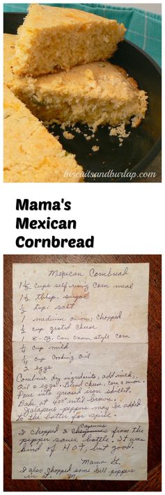 Mama’s Mexican Cornbread