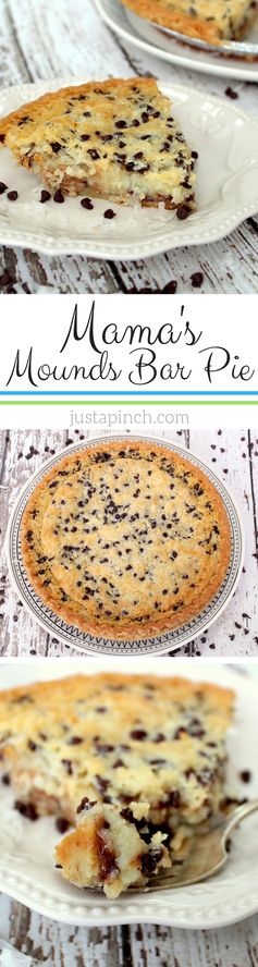 Mama's Mounds Bar Pie