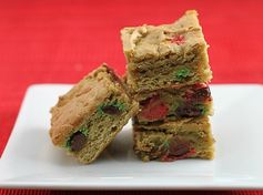 M&M Blondies Baked With Avocado