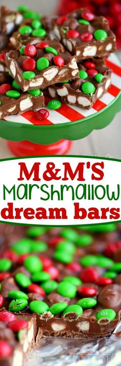 M&M's Marshmallow Dream Bars