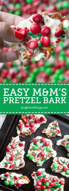 M&M'S Pretzel Bark