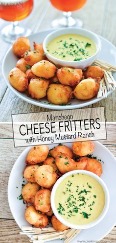 Manchego Cheese Fritters with Honey Mustard Ranch