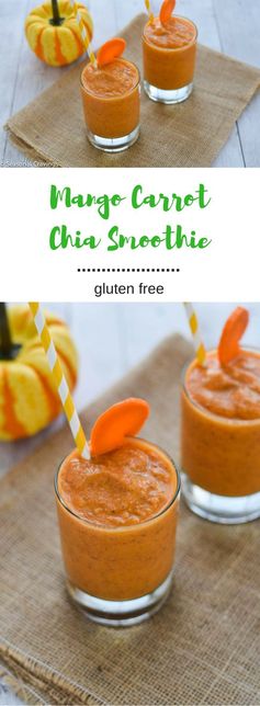 Mango Carrot Chia Smoothie