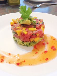 Mango Chipotle Tuna Tartare