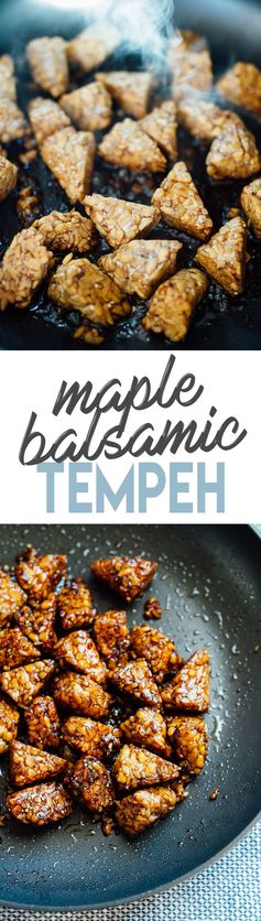 Maple Balsamic Tempeh Bowls