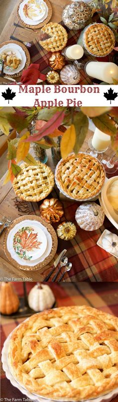 Maple Bourbon Apple Pie