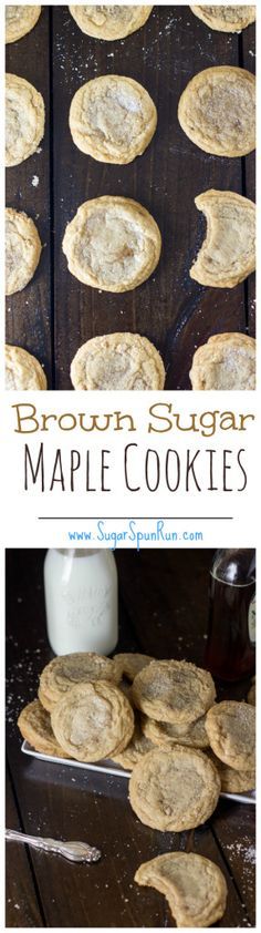 Maple Brown Sugar Cookies