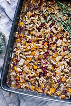 Maple Butternut Squash Quinoa Breakfast Bake