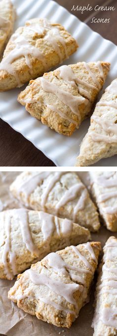 Maple Cream Scones