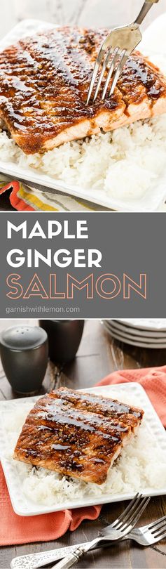Maple Ginger Salmon