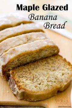 Maple Glazed Banana Bread