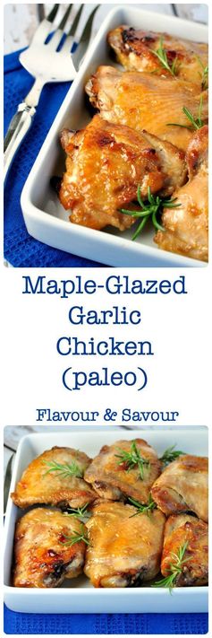 Maple-Glazed Chicken Thighs