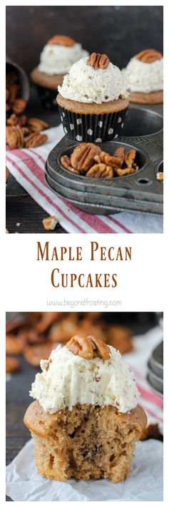 Maple Pecan Cupcakes