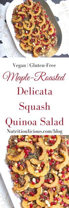 Maple-Roasted Delicata Squash Quinoa Salad