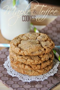 Maple Toffee Cookies