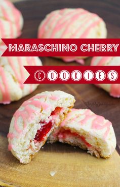 Maraschino Cherry Cookies