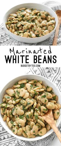 Marinated White Beans