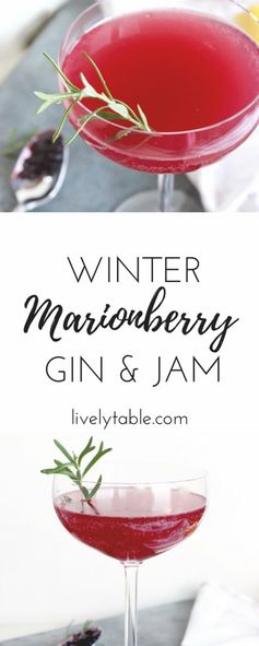 Marionberry Gin and Jam